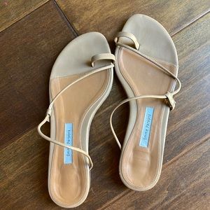 Emme Parsons Susan Slide in Tan Nappa Leather